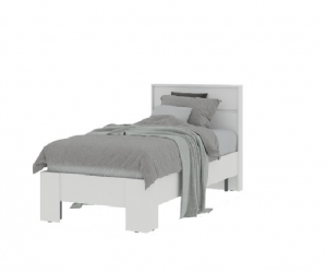 Кровать односпальная Хелен 01 (Белый)