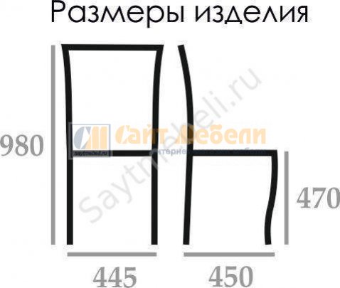 Деревянный стул М17 (Белая эмаль)