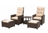 Комплект уличной (садовой) мебели MANCHESTER OTTO SET 2  (Коричневый)