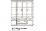 Шкаф 4-х створчатый (дверный) № 170 (в ассортименте)