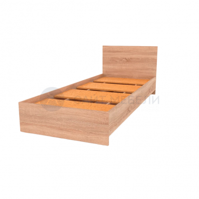 Кровать односпальная 800х2000 Римини (Дуб сонома)