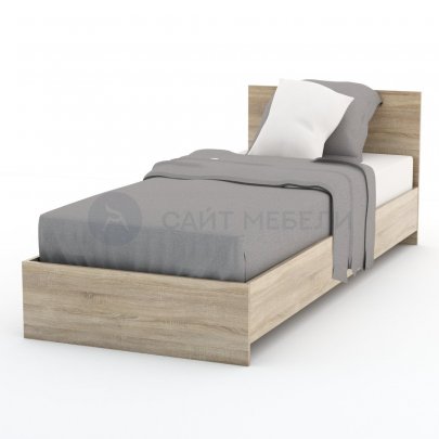 Кровать односпальная 800х2000 Римини (Дуб сонома)