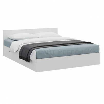 Кровать двуспальная КР 1800 180х200 (Белый)