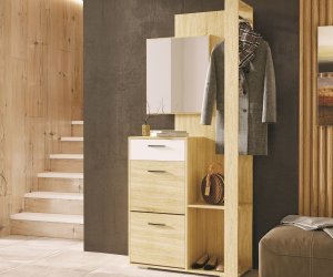 Прихожая Росс (Дуб сонома/Белый)