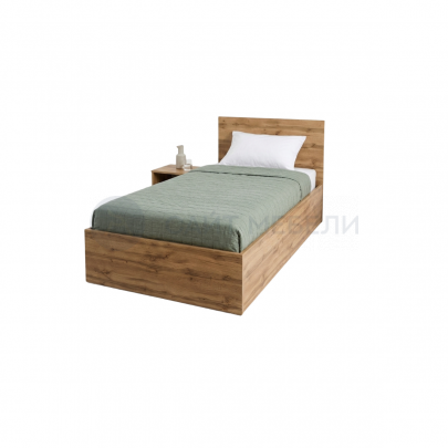 Кровать Комфорт КР 800 80х160 (Дуб вотан)