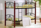 Двухъярусная кровать Bolero 90х200 см (Красный дуб/Черный)