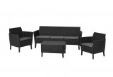 Дачная мебель Salemo 3 Seater Set (Графит)
