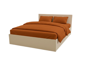 Кровать двуспальная КР 1600 160х200 (Ваниль)