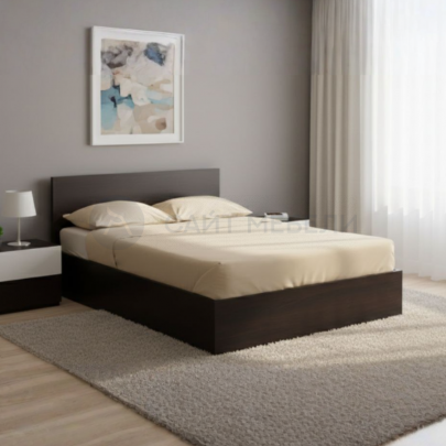 Кровать двуспальная КР 1400 140х200 (Венге)