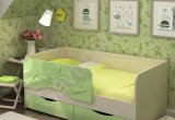 Кровать детская Алиса 1,6 кр-812 (Салатовый)