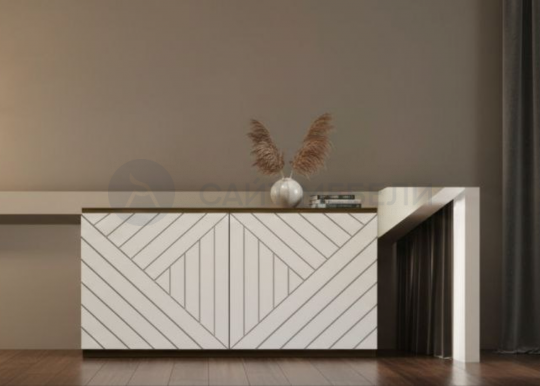 Антресоль-тумба 2-х ств. Палау 90 (Табак/Белый софт)