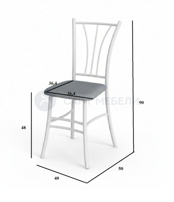 Стул Трилогия (Рогожка серая)