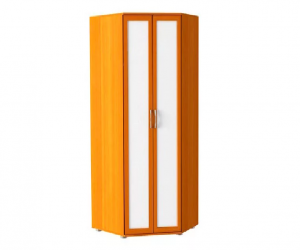 Шкаф угловой двухдверный № 145-2 с зеркалами (В ассортименте)