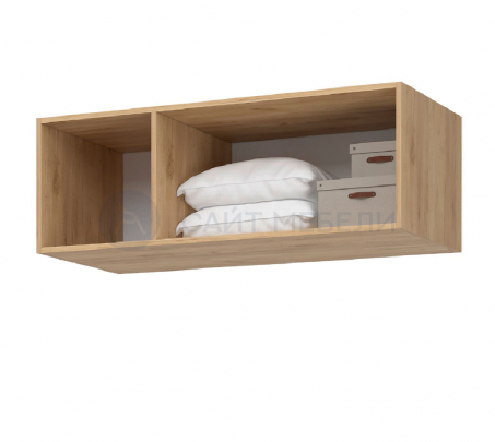 Антресоль к шкафу Лион АН-02 (Дуб крафт/Графит)