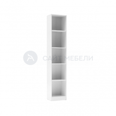 Стеллаж Комфорт 300х46х208 на цоколе (Белый)