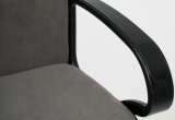 Кресло компьютерное СН757 флок (Серый/Черный 29/35)
