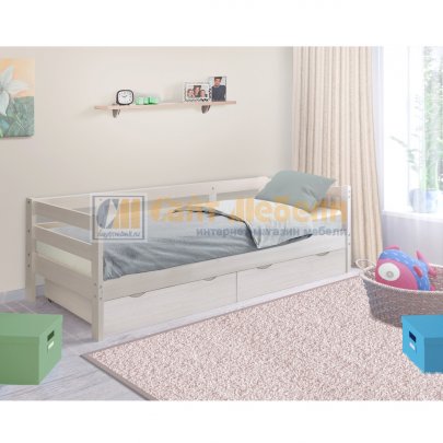 Кровать детская Норка с ящиками