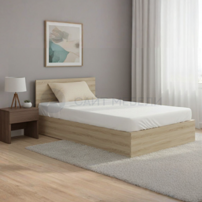 Кровать КР 1200 120х200 (Дуб сонома)