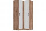 Шкаф угловой Вегас ТЭКС (дуб крафт табачный/дуб крафт белый)