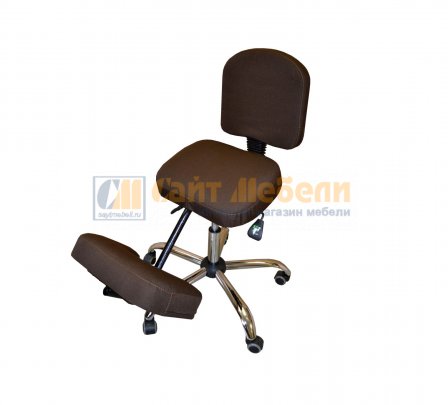 Коленный стул (Коричневая ткань)