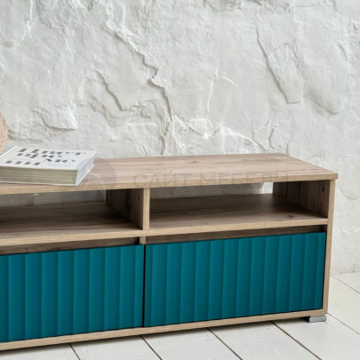 Тумба для телевизора ТВ-3 (Дуб крафт серый/Оушен)