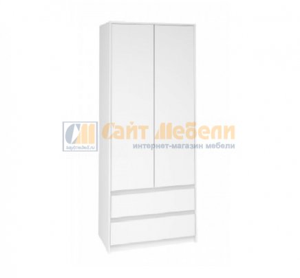 Шкаф 2-х дверный Айден ШК06-900 (Белый)