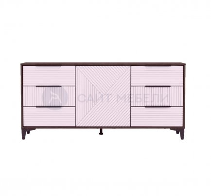 Комод Палау (Табак/Пыльная роза)