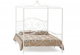 Двуспальная кровать с балдахином HESTIA (Белый)