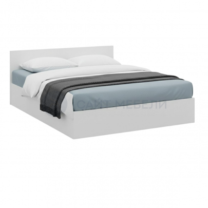 Кровать двуспальная КР 1600 160х200 (Белый)