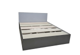 Кровать двуспальная КР 1400 140х200 (Серый/Графит)