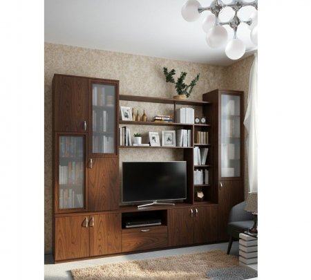 Мини-стенка (стойка) СТВ-8 ЛДСП (Белый)