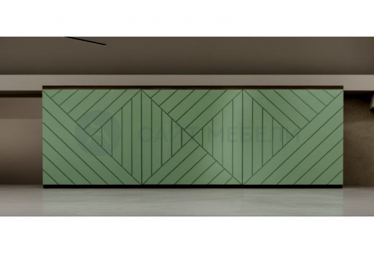 Антресоль-тумба 3-х ств. Палау 135 (Табак/Эвкалипт софт)