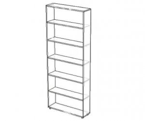 Стеллаж книжный (В ассортименте)