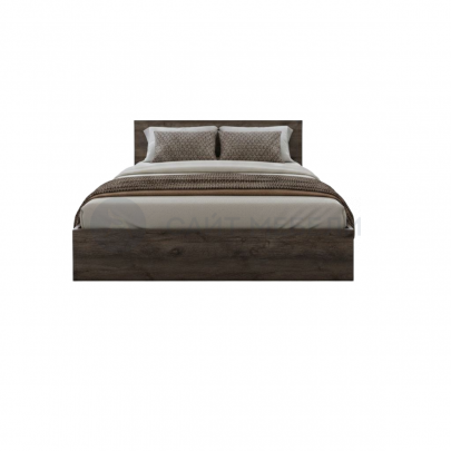 Кровать двуспальная КР 1400 140х200 (Дуб сандал)