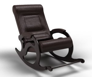 Кресло-качалка Тироль (экокожа Венге)