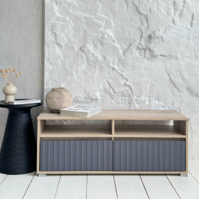 Тумба для телевизора ТВ-3 (Дуб крафт серый/Грей софт)