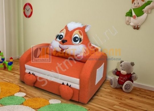 Детский диван-кровать Лисичка