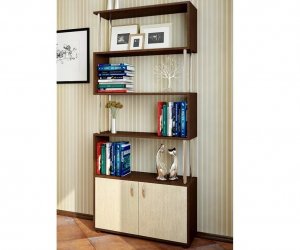 Стеллаж Лабиринт-3 (Венге/Дуб Молочный)