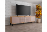 Тумба для ТВ Парус-10 (Дуб крафт золотой/Карбон латте)