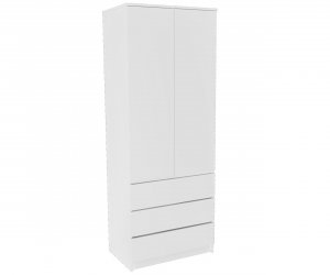 Шкаф для одежды Норд 800 (Белый)