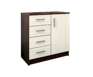 Комод К800-1Д (Венге/Лоредо)