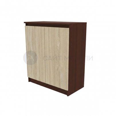 Комод-тумба К800-2Д (Венге/Сонома)