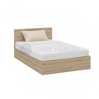 Кровать КР 1200 120х200 (Дуб сонома)