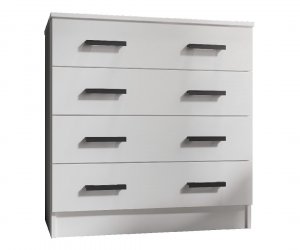 Комод 4 ящика К800 (Белый)