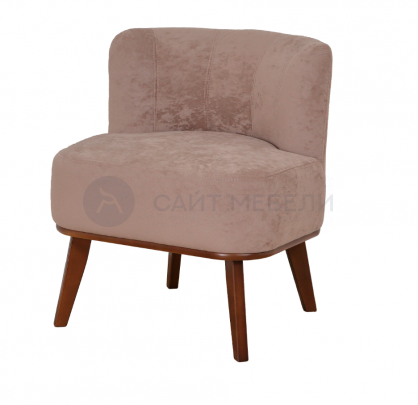 Кресло для отдыха Жирон (SENSEY LATTE/ Орех Лак)