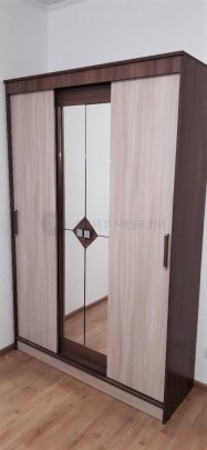 Шкаф-купе Агат (Ясень шимо темный/светлый)