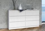 Комод Сура 6 ящиков 1600 (Белый)