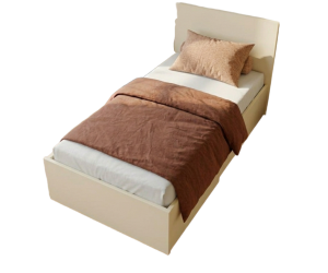 Кровать Комфорт КР 900 90х190 (Ваниль)