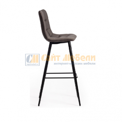 Барный стул CHILLY mod.7095б (Темно-серый/Черный)