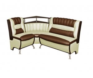 Скамья угловая Аленка-20 (Коричневый/Беж)